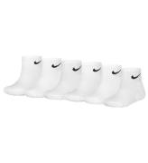 Nike Strumpor - DÃ¤mpad - Dri-Fit - 6-pack - Vit