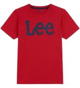 Lee T-shirt - vinglig grafik - Tango Red