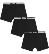 BOSS Boxershorts - 3-pack - Svart m. Vit