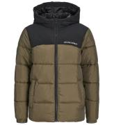 Jack & Jones Vadderad jacka - JjMoon - Matsal/Blockering