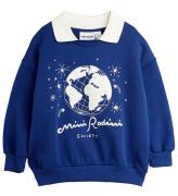 Mini Rodini Sweatshirt - SamhÃ¤lle Emb - BlÃ¥