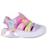 Skechers Sandaler m. Ljus - Unicorn Dreams Explorer - Rosa/Multi