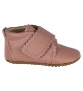 Pom Pom Innerskor - Velcro Pilgrimsmusslor - Gamla Rose