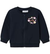 Name It Sweatcardigan - NbfVrille - Darl Sapphire/Blommor