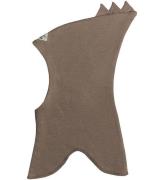 Racing Kids Balaclava - Dubbel - Brown Birch Bark m. Tack