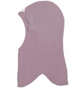 Racing Kids Balaclava - Ull/Bomull - Dubbel - Elderberry m. Matt