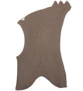 Racing Kids Balaclava - Ull/Bomull - Dubbel - Brown Birch Bark