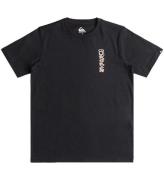 Quiksilver T-shirt - Skev - Svart m. Tryck