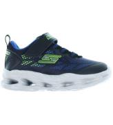 Skechers Skor m. Ljus - Vortex-Flash - Black/Blue/Lime