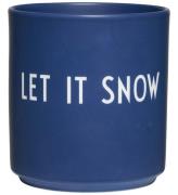 Design Letters Mugg - Favorit - LÃ¥t det Snow - Midnight Blue