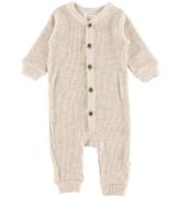 Joha Onesie - Stickad - Ull - Creme