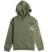 Roxy Hoodie - Surf Känner mig borstad - Olja Green