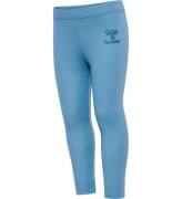 Hummel Leggings - Ull - HmlWolly - Blue Shadow