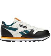 Reebok Skor - Leather - Chalk/Core Black/Semi Solar Gold