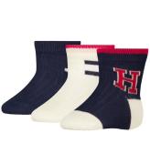 Tommy Hilfiger GÃ¥voset - Strumpor - 3-pack - MarinblÃ¥