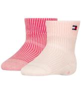 Tommy Hilfiger Strumpor - Rib - 2-pack - Soft Rosa