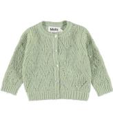 Molo Cardigan - Ull/Polyester - Gilli - Mint