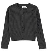 Molo Cardigan - Gloria - Rib - Stickad - Space Grey