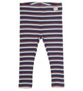 Petit Piao Leggings - Rib - Modal - Dark Cherry Multi Stripe