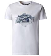 The North Face T-shirt - Topografisk - Vit