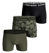 BjÃ¶rn Borg Boxershorts - 3-pack - Svart/GrÃ¶n/Tryck