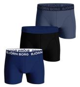 BjÃ¶rn Borg Boxershorts - 3-pack - Svart/BlÃ¥