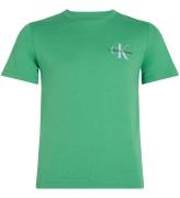 Calvin Klein T-shirt - BrÃ¶stmonogram - Vintage Green