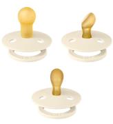 BIBS Prova Colour Nappar - 3-pack - Stl. 1 - Naturgummi - Ivory