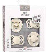 BIBS Nappar - Prova-det-samling - 4-pack - Stl. 2 - Ivory