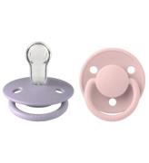 BIBS De Lux Nappar - 2-pack - Rund - Blossom/Dusky Lilac