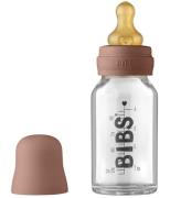 BIBS Nappflaska - Glas - Slow Flow - 110 ml - Naturgummi - TrÃ¤