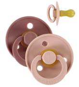 BIBS Colour Nappar - Stl. 2 - 2-pack - Rund - Woodchuck/Blush