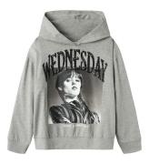 Name It Hoodie - NkfOxara Wednesday - Grey Melange