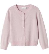 Name It Cardigan - Stickad - NmfVamyne - Corsage/Silver m. Glitt