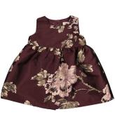 MarMar Klänning - Daelyna - Deep Mulberry Jacquard