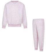 Nike Sweatset - Sweatshirt/Sweatpants - Rosa Skum Heather