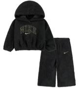 Nike Set - Hoodie/Byxor - Svart/Gold