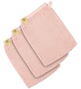 Lässig Tvättlapp - 3-pack - Light Pink