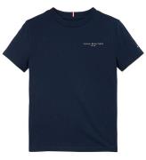 Tommy Hilfiger T-shirt - Mini Corp Logo - Dark Natt MarinblÃ¥