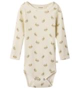 Lil' Atelier Body L/æ - Rib - NbnLavo - Turtledove/Rabbit