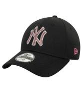 New Era Keps - 9Fyrtio - New York Yankees - Svart/Rosa/Guld