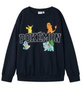 Name It Sweatshirt - Noos - NkmDay Pokémon - Dark Sapphire m. Pr