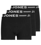 Jack & Jones Boxershorts - Sense Trunks - 3-pack - Svart