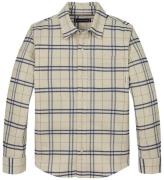 Tommy Hilfiger Skjorta - Manchester - Classic+ Beige/Marinblårut