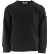 Stone Island Sweatshirt - Svart m. Logo