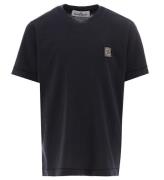 Stone Island T-shirt - MarinblÃ¥ Blue m. Logo