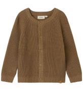 Lil' Atelier Cardigan - Stickad - NmnEmlen - Sepia Tint