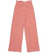 The New Byxor - Rib - TnMoore Wide - Poppy Röd Striped