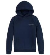 Tommy Hilfiger Hoodie - Dark Natt MarinblÃ¥