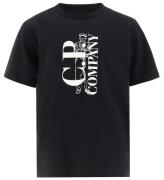 C.P. Company T-shirt - Svart m. Vit/Dammgrön